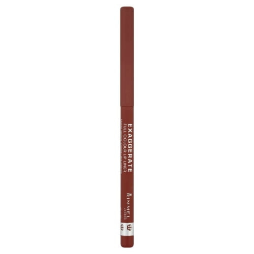 (6 Pack) Rimmel London Exaggerate Full Colour Lip Liner - Addiction