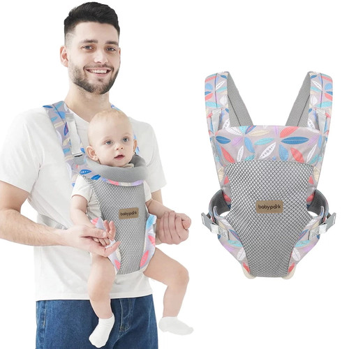 Baby Carrier, 4-in-1 Leaf Baby Carrier, Front And Back Baby Sling With Adjustable Holder