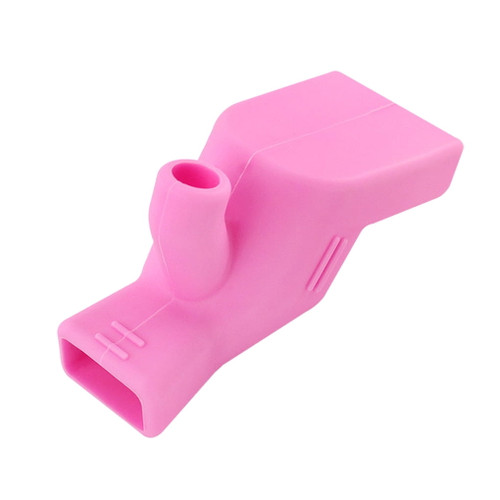 Tureclos Faucet Extender Kitchen Bathroom Water Tap Extension Kids Water Reach Faucet Silicone Extender, Pink