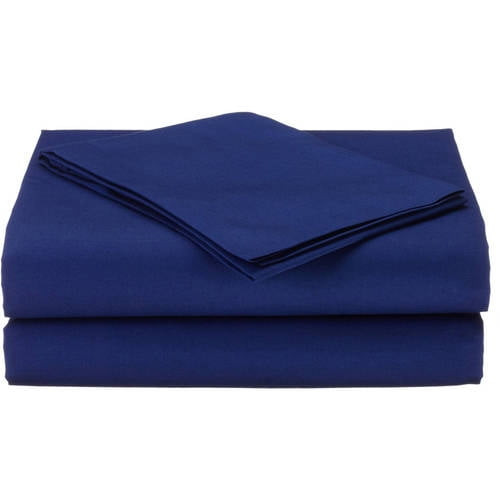 American Baby Company 100 Percent Cotton Percale 3-piece Toddler Sheet Set, Royal Blue
