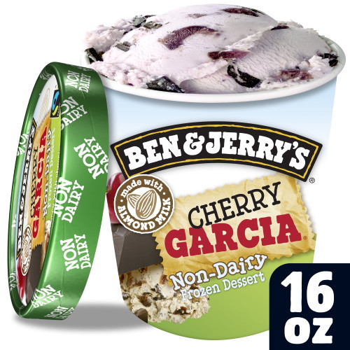 Ben & Jerry's Non-dairy Cherry Garcia Frozen Dessert Pint 16 Oz
