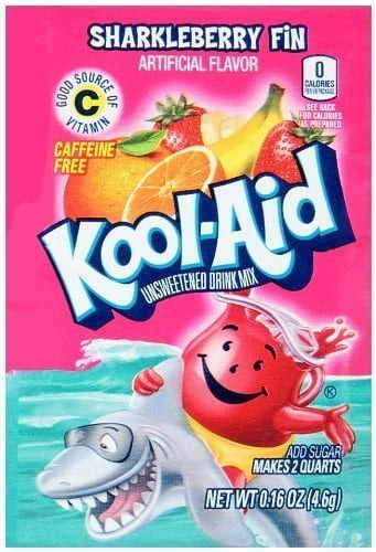 Kool-aid Sharkleberry Fin Unsweetened Drink Mix (12 Packets) By Kool-aid