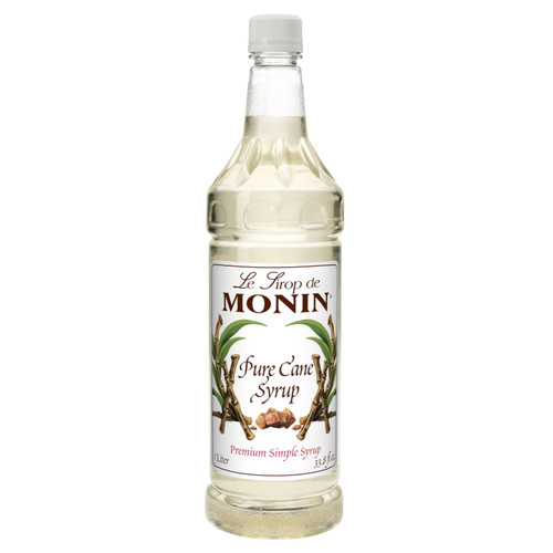 (price/case)monin M-fr000f Monin Pure Cane Syrup 4pk-1l