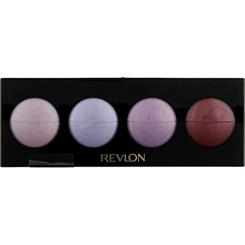Crème Eyeshadow Palette By Revlon, Illuminance Eye Makeup With Crease- Resistant Ingredients, Creamy Pigmented In Blendable Matte & Shimmer Finishes, 701 Wild Orchids, 0.12 Oz