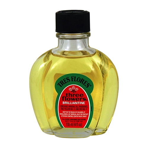 Tres Flores Three Flowers Brilliantine Liquid Hair Oil - 4 Oz