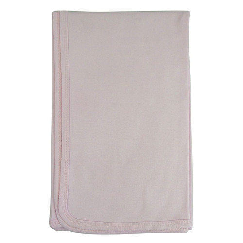 Bambini Pink Receiving Blanket