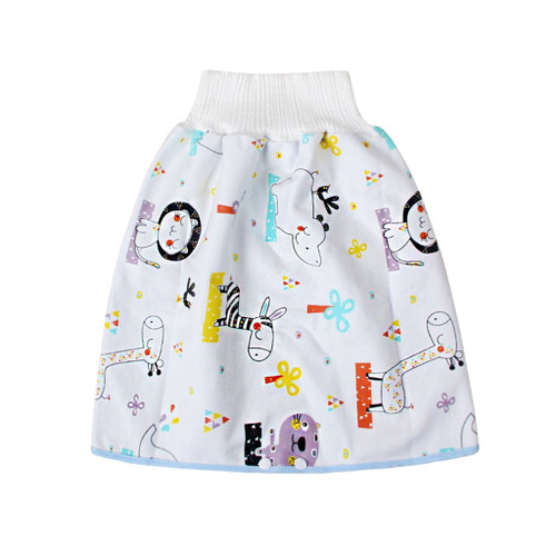 Notifun Baby Waterproof Diaper Skirt Pants 2 In 1 Comfy Children's Adult Diaper Shorts Baby Loose Absorbent Shorts Kids Underwear Unisex