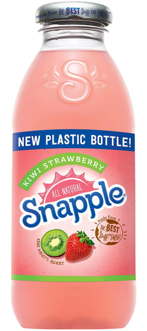 Snapple - Kiwi Strawberry - 16 Fl Oz (24 Plastic Bottles)
