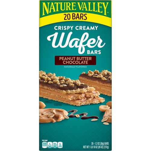 Product Of Nature Valley Peanut Butter Crispy Creamy Wafer Bars 20 Ct.