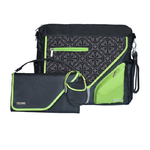 Jj Cole Metra Diaper Bag, Midnight Clover