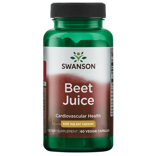Swanson Beet Juice 500 Mg 60 Veggie Capsules