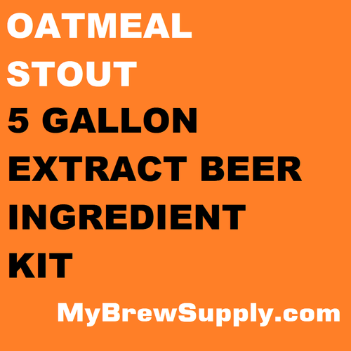 Oatmeal Stout 5 Gal Homebrew Beer Extract Ingredient Kit