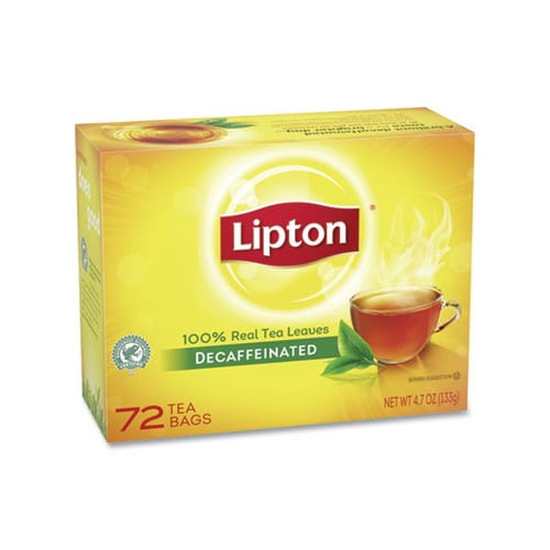 Tea Bags Decaffeinated Decaffeinated, 72/box