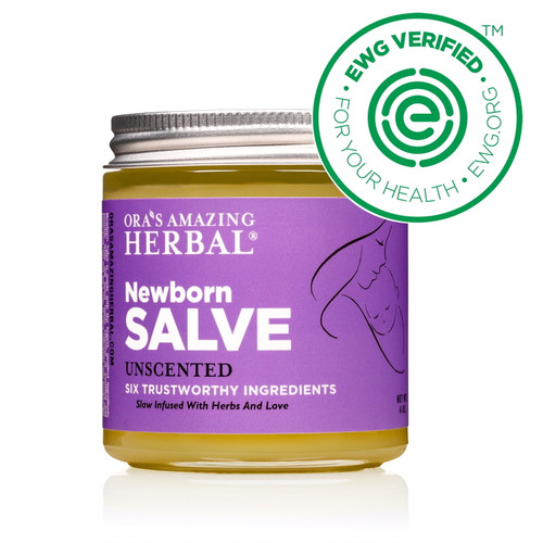 Ora's Amazing Herbal, Newborn Salve, Natural Diaper Ointment, Baby Eczema Balm With Organic Calendula