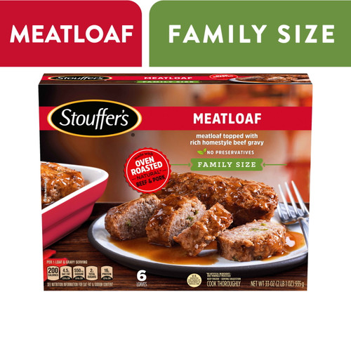 Stouffer's Meatloaf Family Size Meal, 33 Oz (frozen)