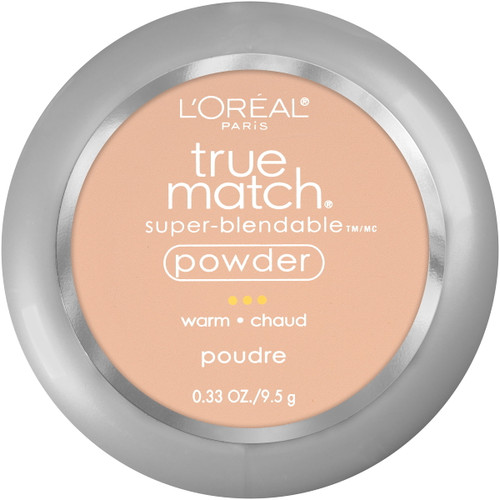 L'oreal Paris True Match Super-blendable Oil Free Makeup Powder, Nude Beige, 0.33 Oz.