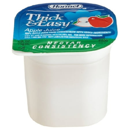Thick & Easy Thickened Beverage  4 Oz. Portion Cup Apple Ready To Use Nectar Cs/24 Pk/8