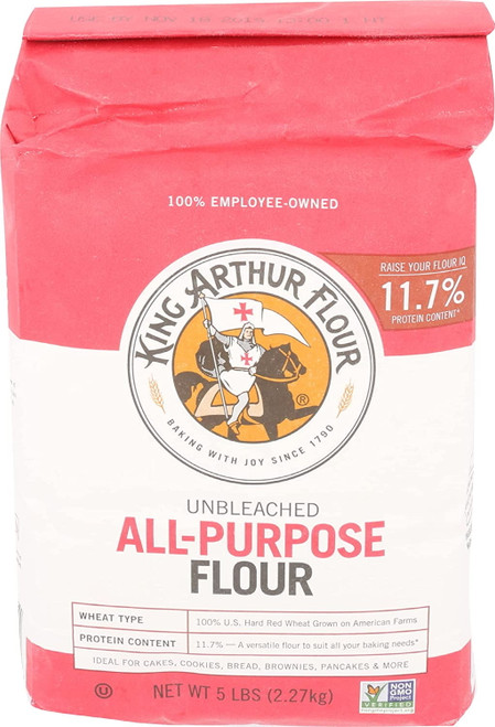 King Arthur Baking Company Unbleached All Purpose Flour 5 Lbs Pack Of 2