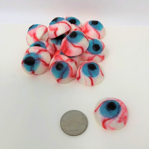 Gummi Eyeballs Gummy Halloween Fall Autumn Candy 4.4 Pounds