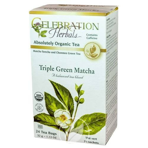Organic Connections,ltd Triple Green Matcha Tea 24 Bag