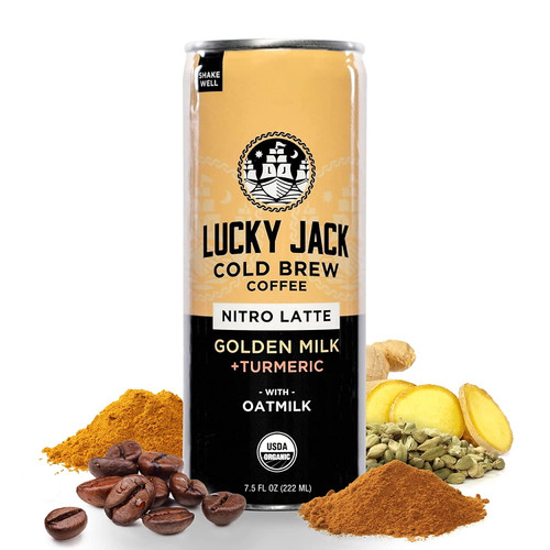 Golden Milk Latte With Oatmilk - Nitro Pack Of 12