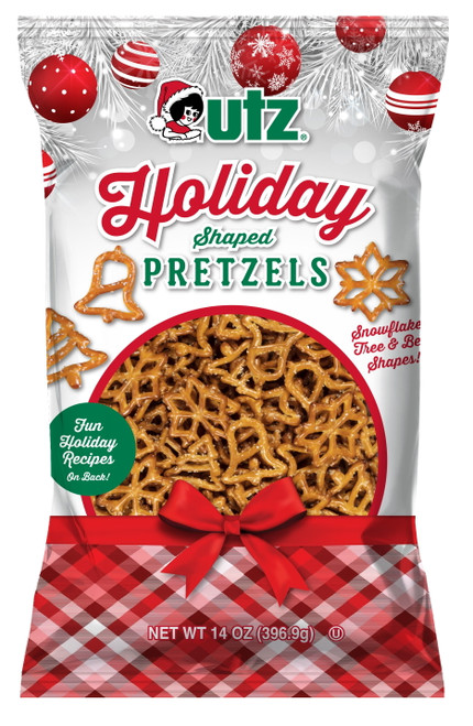 Utz Holiday Shaped Pretzels, 3-pack 14 Oz. Bags