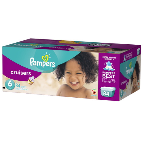 Pampers Cruisers Diapers Size 6 84 Count