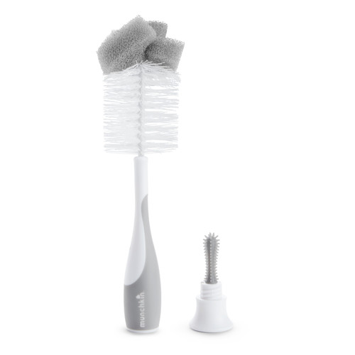 Munchkin Sponge Bottle Brush, Gray, 1 Pack
