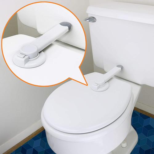 Toilet Lock Child Safety- Baby Proofing Toilet Seat 1-pack