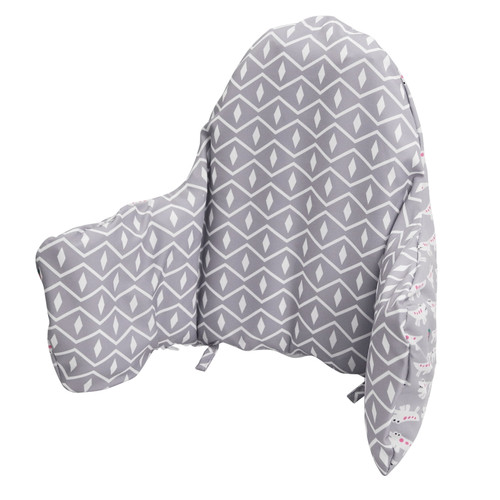 High Chair Cushion, Type High Chair Cover Pad, Highchair Cushion For Ikea Antilop Highchair, Pad For High Chair, Built-in Inflatable Cushion, Baby Sitting More Comfortable ( Cute Crocodile Pattern)