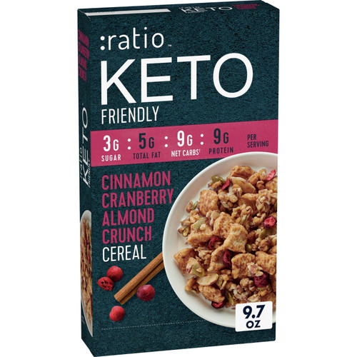 :ratio Keto* Friendly Cereal Cinnamon Cranberry Almond Crunch