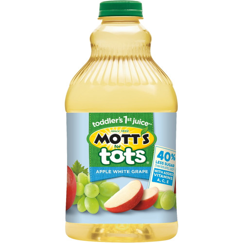Mott's For Tots Apple White Grape, 64 Fl Oz Bottle