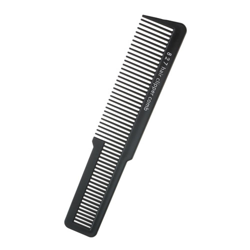 Flat Detangler Cutting Hairdressing Comb Black