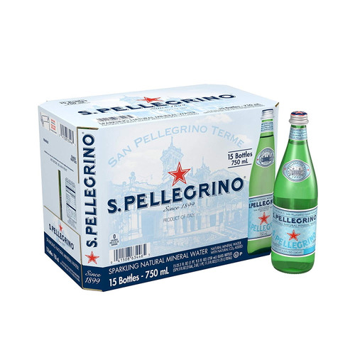 San Pellegrino Sparkling Mineral Water 25.3 Oz