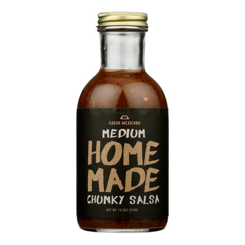 Sabor Mexicano - Salsa Home Made Medium Chunky - Case Of 6-13.2 Oz