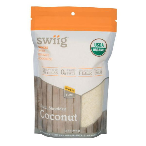 Swiig Organic Unsweetened Shredded Coconut