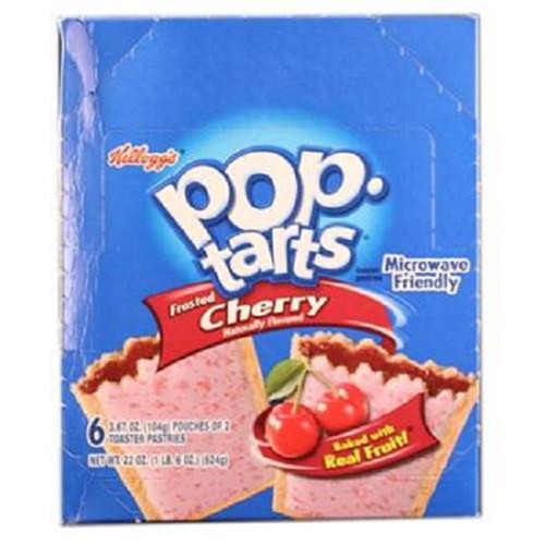 Product Of Kelloggs Pop Tart, Cherry, Count 6 (3.67 Oz) - Granola/cereal/oat/brkfast Bar / Grab Varieties & Flavors
