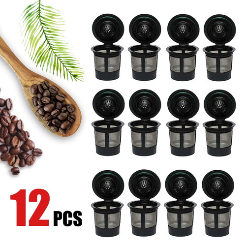 Feelglad Reusable K Cups For Keurig 2.0 And 1.0 Brewers Universal Fit For Easy To Use Refillable Single Cup Coffee Filters - Eco Friendly Stainless Steel Mesh Filter