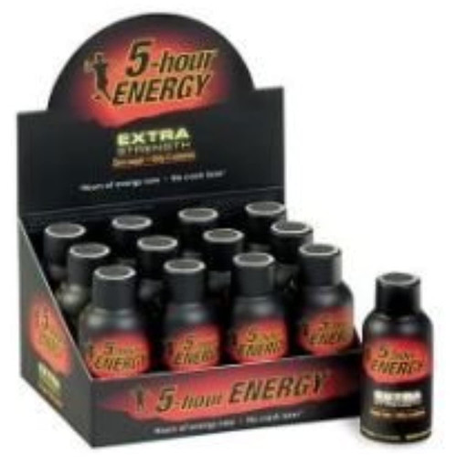 5 Hour Energy Original Extra Strength Shot, 2 Ounce - 12 Per Pack -- 18 Packs Per Case.