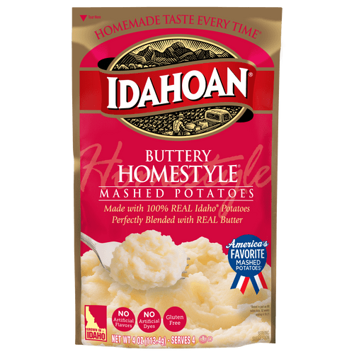 Idahoan Buttery Homestyle® Mashed Potatoes, 4 Oz Pouch