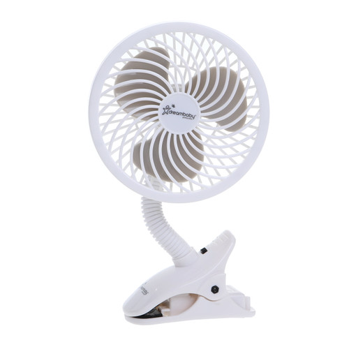 Strollerbuddy Deluxe Ezy-fit Clip On Fan - White