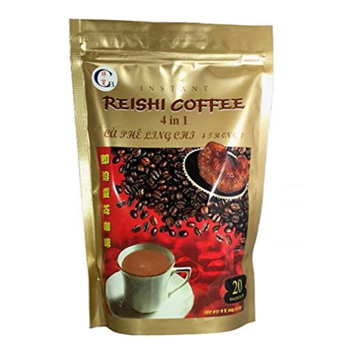 (2 Pack) Cb Instant Reishi Coffee 4 In 1 - 2 X 20 Sachets