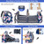 Diaper Bag Backpack With Changing Station, Detachable Foldable Baby Bed, 3 In 1 Large Capacity Newborn Essentials Organizer With Stroller Hook For Girls Boys