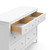 Graco Benton 6-drawer Classic Horizontal Dresser White Finish