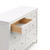 Graco Benton 6-drawer Classic Horizontal Dresser White Finish
