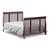 Storkcraft Tuscany 4-in-1 Convertible Baby Crib Espresso
