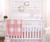 The Peanutshell Farmhouse Baby Girl Pink 3-piece Crib Bedding Set