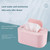 Vakind & Device Smart Baby Wipe Warmer With Display Screen Heating Tissue Box, Pink