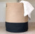 Chloe And Cotton Large & Tall Laundry Hamper For Storage - Jute Black - Xl, 19" H X 16" D