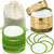 Feigo 20pcs Reusable Makeup Remover Pads With Washable Laundry Bag & Round Box
